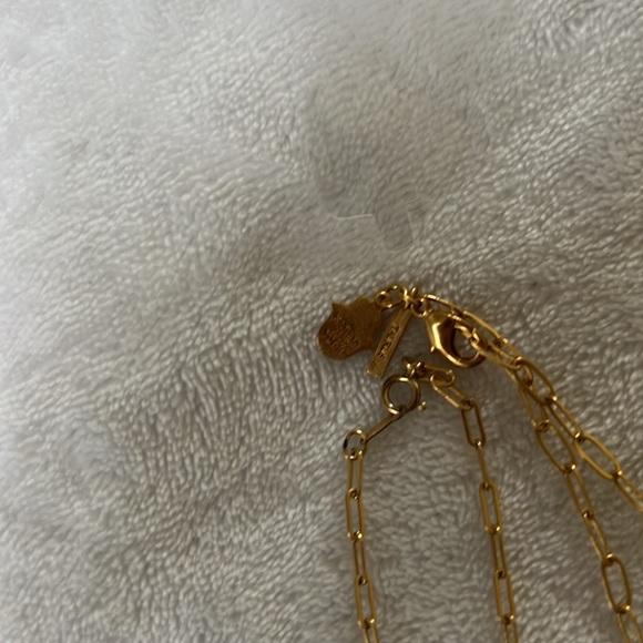 Beautiful Taurus, zodiac karma and luck necklace, gold plated 18” - Picture 4 of 5